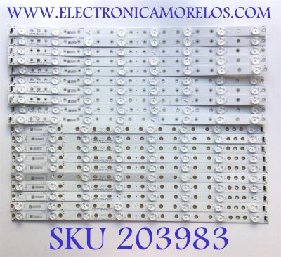 KIT DE LED'S PARA TV SONY  (( CONSTA DE 62 PZ )) / NUMERO DE PARTE JL.DA0042330-202AS-F_V02 / JL.DA0042330-202BS-M_V01 / JL.DA0042330-202BS-M_V01 / 6C01B001QM000 ( 32 PZ ) / FKPCO000029KAUXLB00DLRU611D1 / FKPCO000029KAUXLB00DJW6F0X2E / MODELO XR-100X92